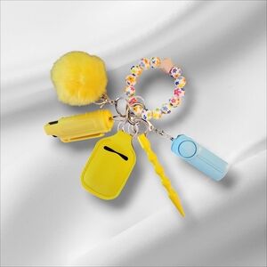 Yellow and Blue Self-Defense Keychain Set
